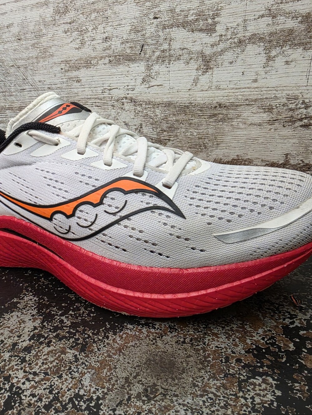 Mens Saucony Endorphin Speed 3 Running Shoes Sz 11 Used S20756-85 Damaged - Picture 4 of 12